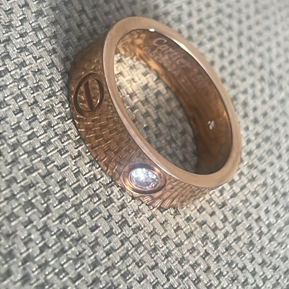 Cartier 750 Rose Gold  Eternity Band